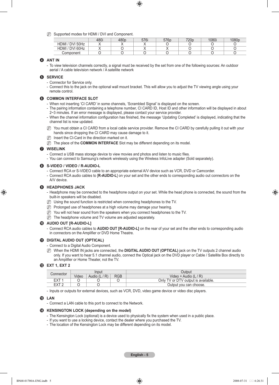 Samsung BN68-01700A-00 User Manual | Page 7 / 68
