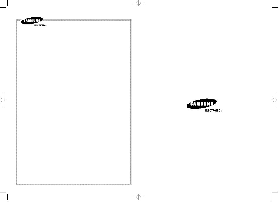 Samsung limited warranty | Samsung DVD-V2500 User Manual | Page 34 / 34