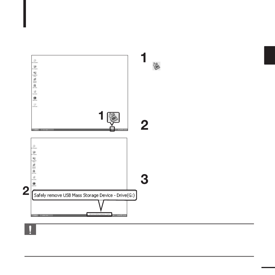 Disconnecting from your pc | Samsung YP-K3 User Manual | Page 23 / 58