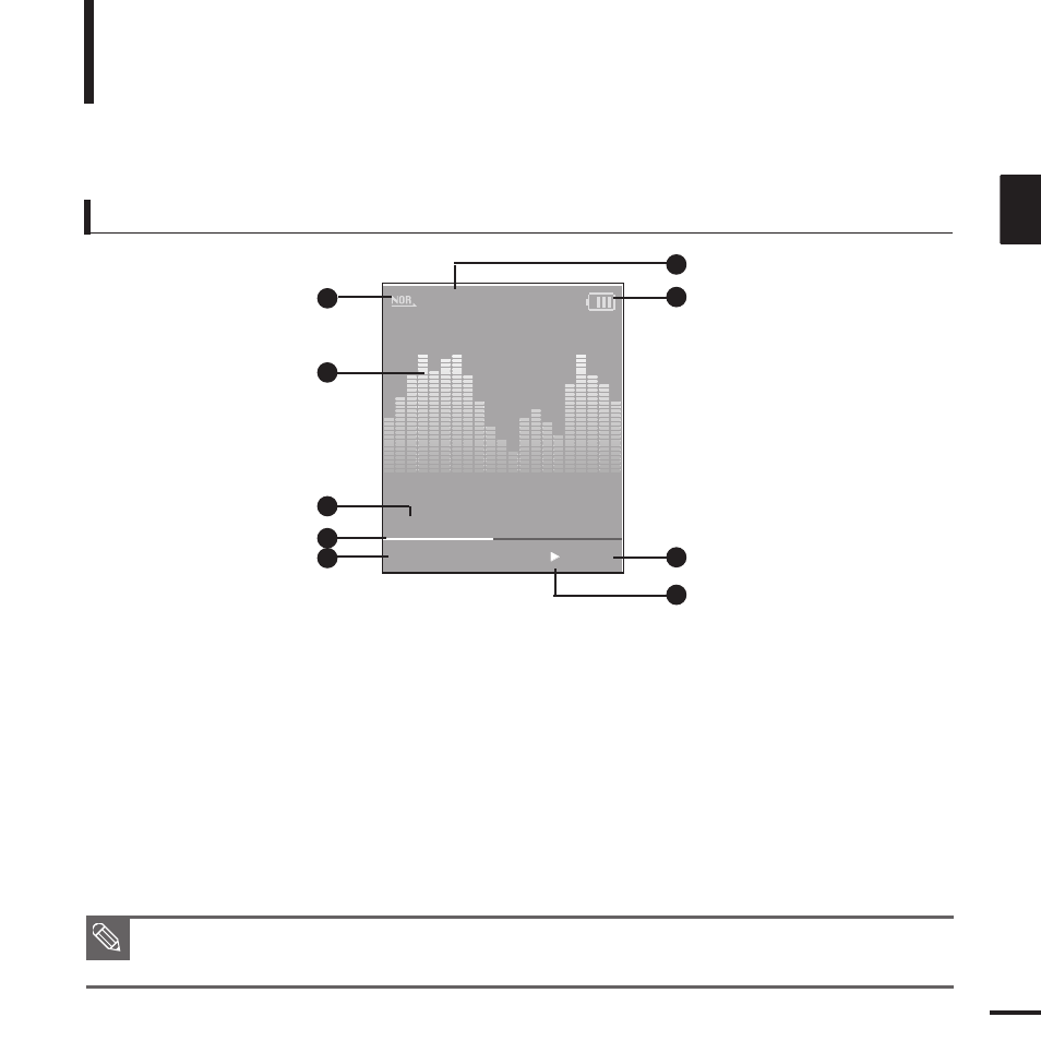Screen display information, Music | Samsung YP-K3 User Manual | Page 9 / 58