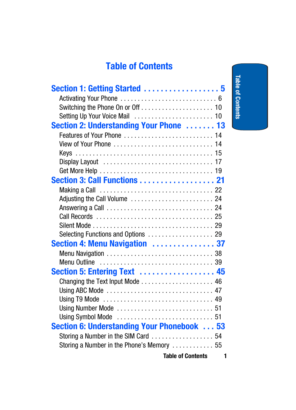 Samsung SGH-t309 User Manual | Page 5 / 198