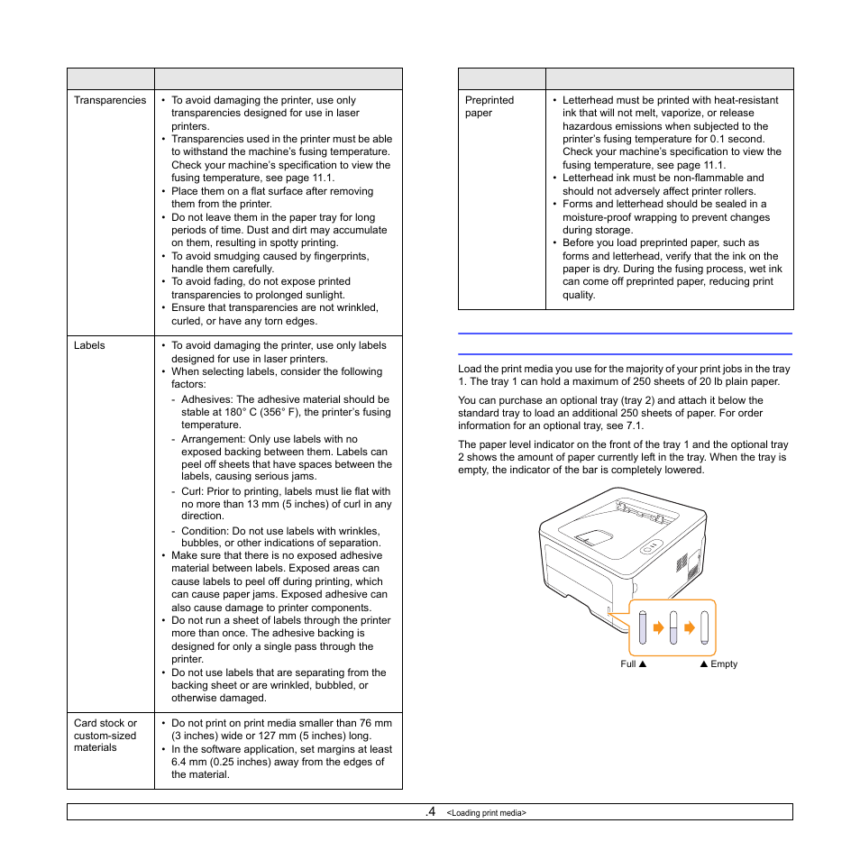 Loading paper | Samsung ML-2850 User Manual | Page 22 / 87