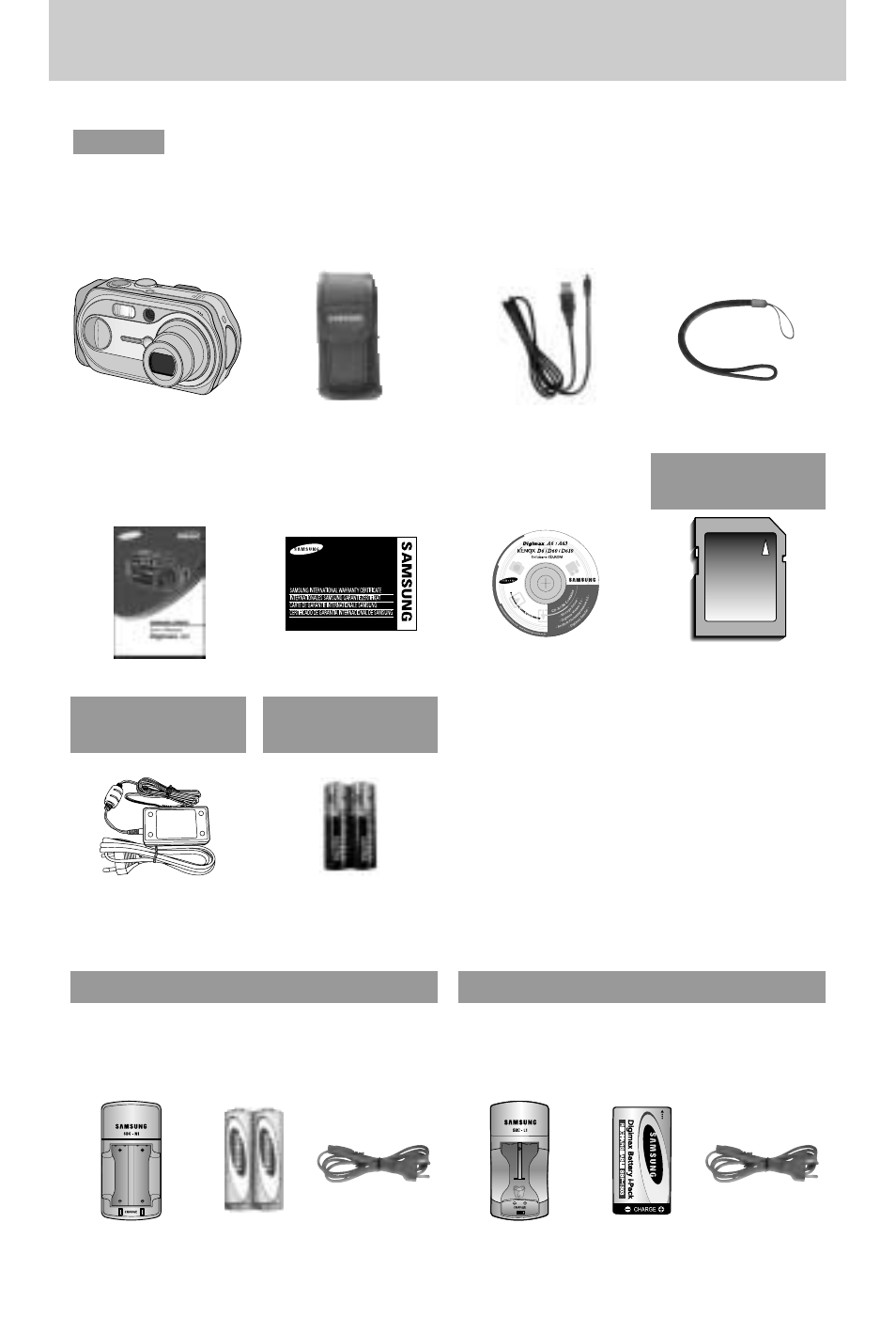 Manufacturer's contents | Samsung A63 User Manual | Page 10 / 120