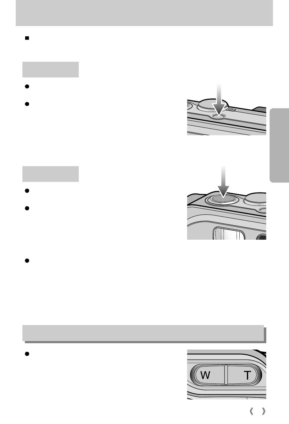 Using the camera buttons to adjust the camera, Zoom w/t button | Samsung A63 User Manual | Page 27 / 120