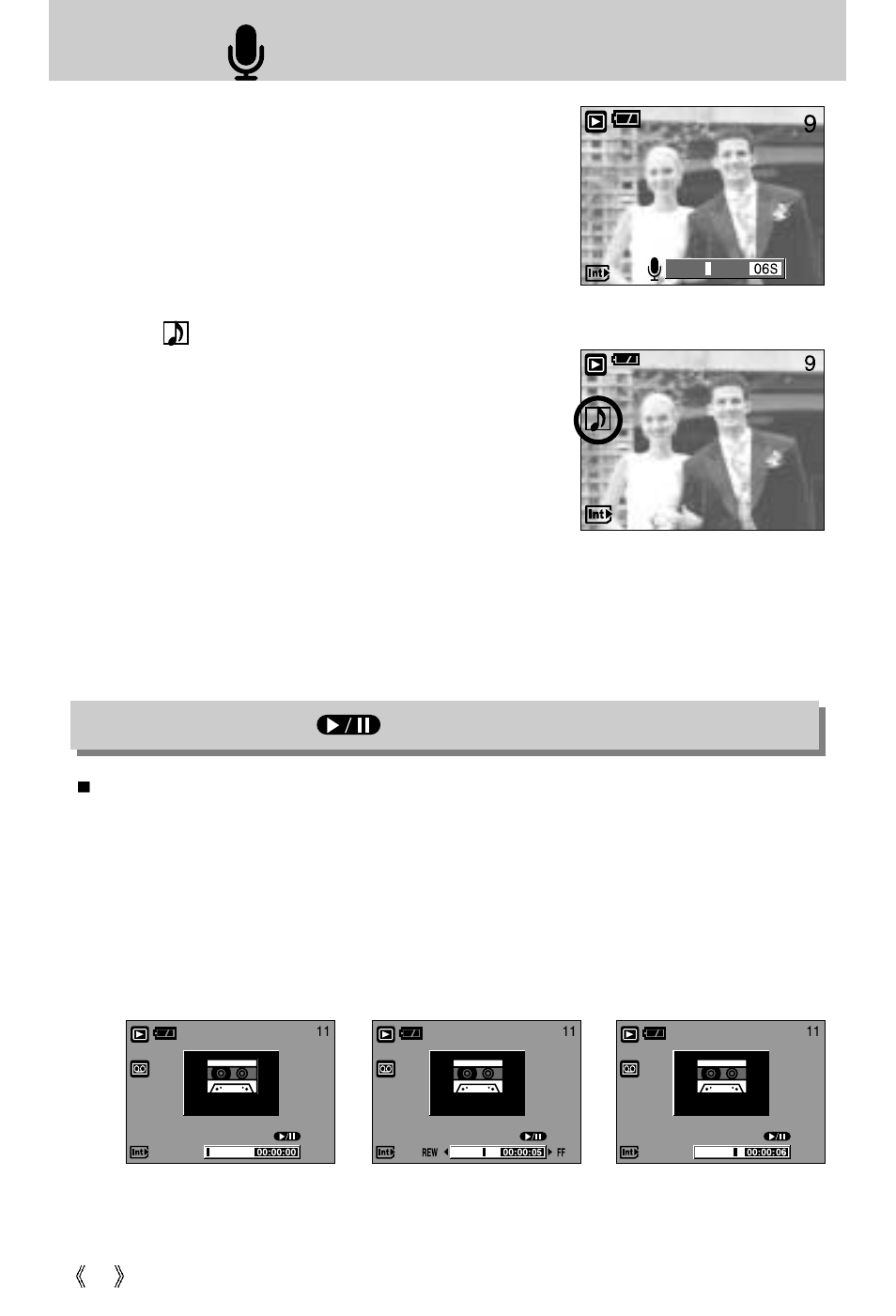 Play & pause ( )/ down button | Samsung A63 User Manual | Page 56 / 120