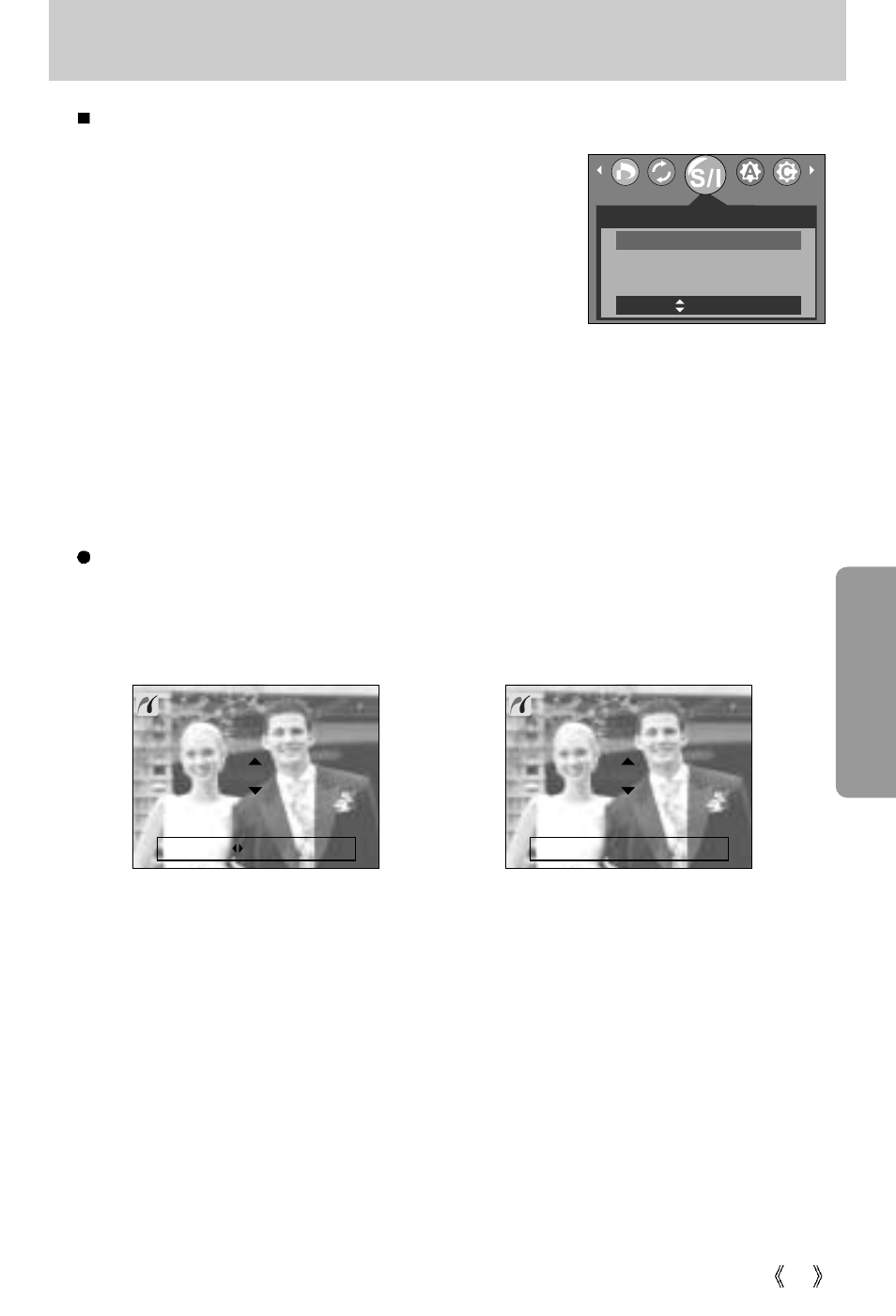 Pictbridge: picture selection | Samsung A63 User Manual | Page 71 / 120