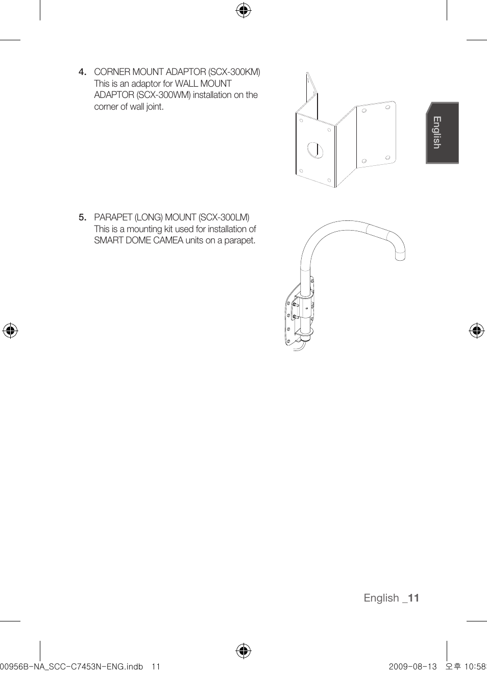 Samsung SCC-C7453N User Manual | Page 11 / 54