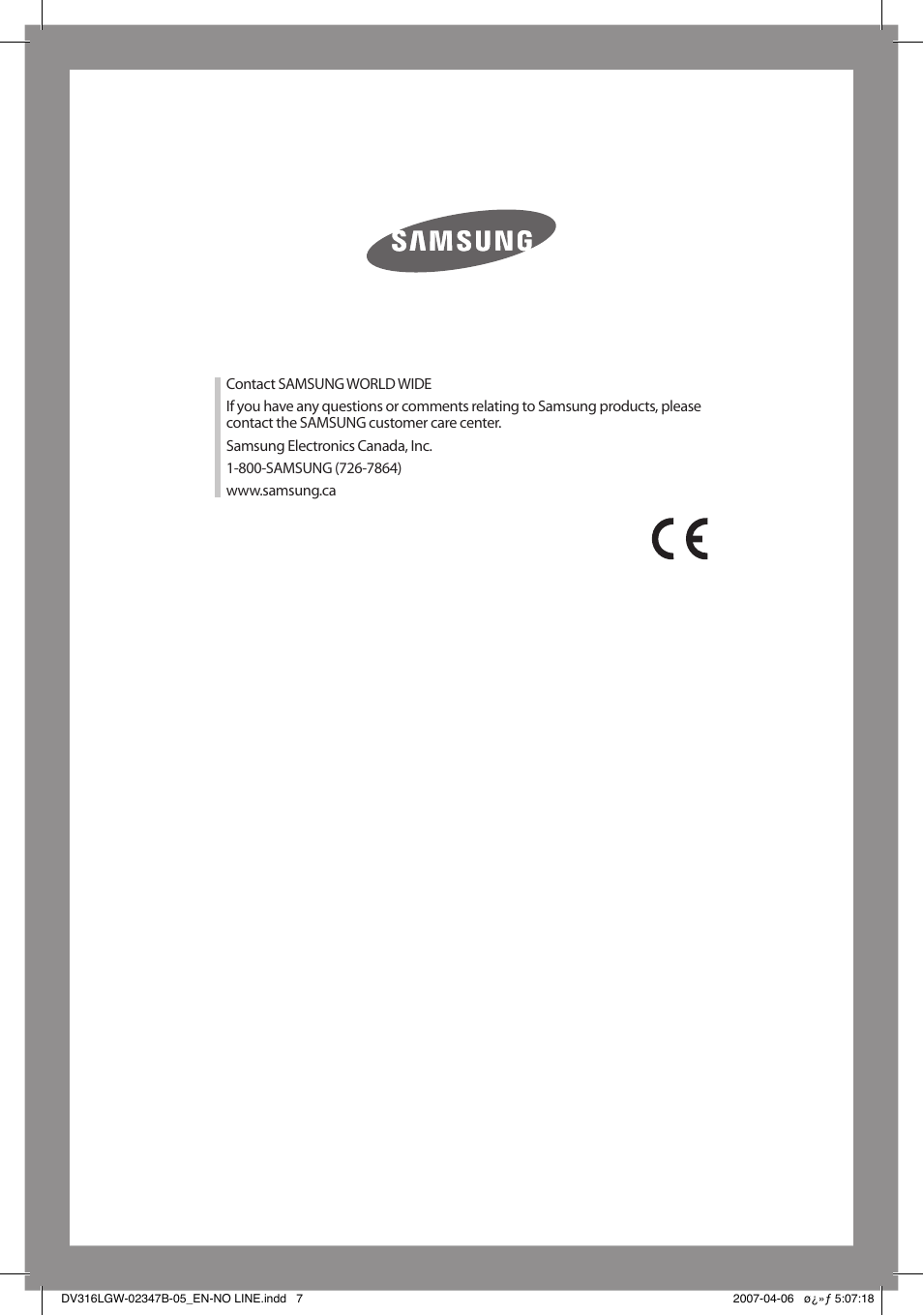 Samsung DC68-02347B-05 User Manual | Page 30 / 30
