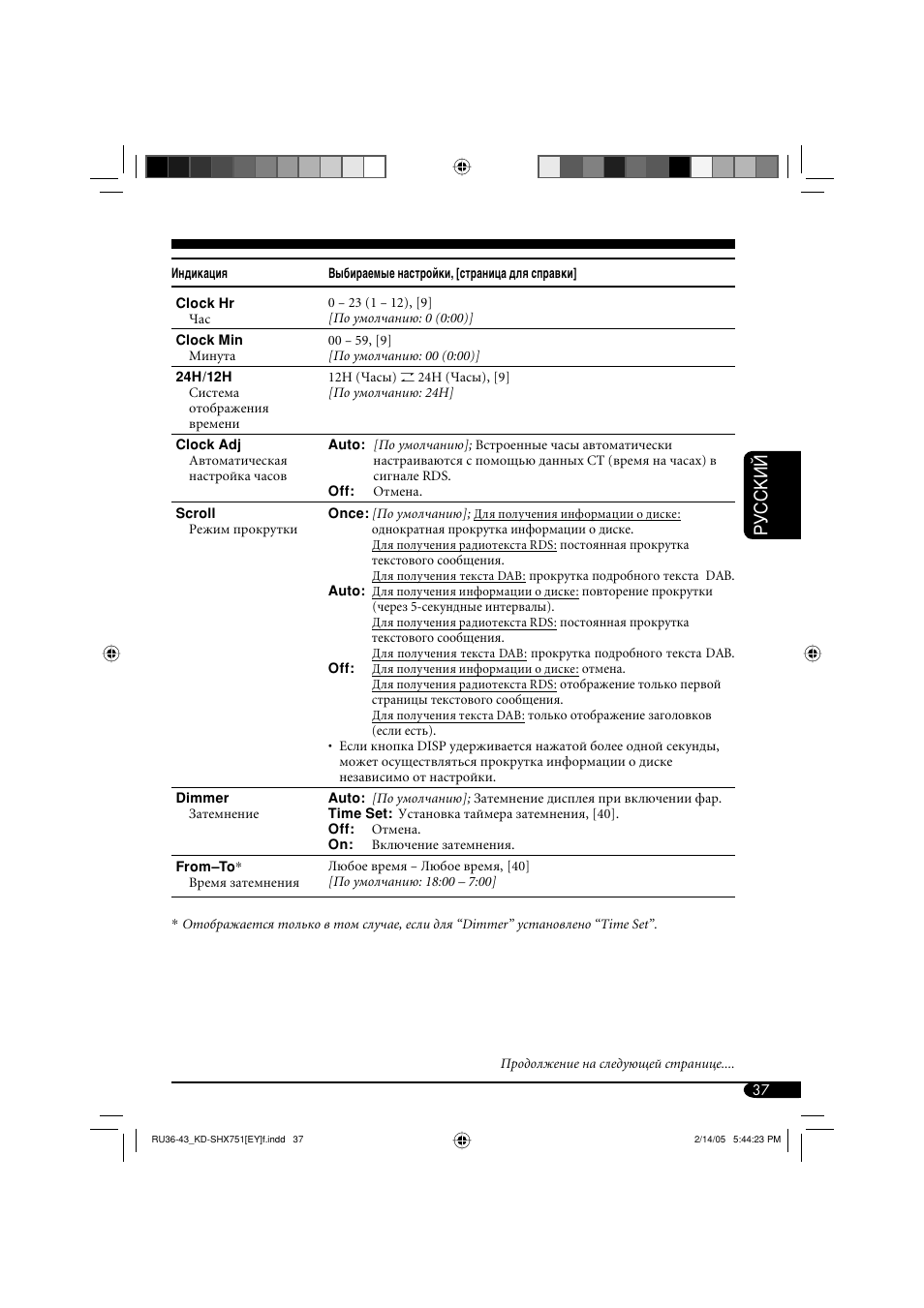 Руcckий | JVC KD-SHX751 User Manual | Page 149 / 171