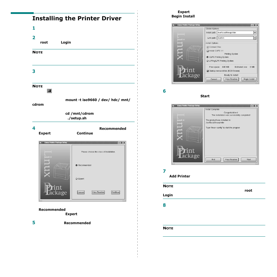 Installing the printer driver | Samsung CLP-600 User Manual | Page 105 / 115