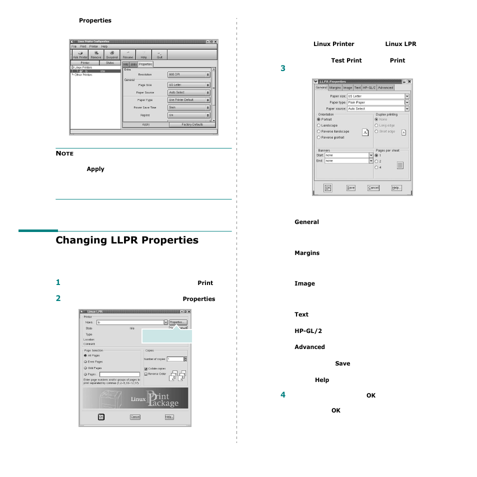 Changing llpr properties | Samsung CLP-600 User Manual | Page 108 / 115