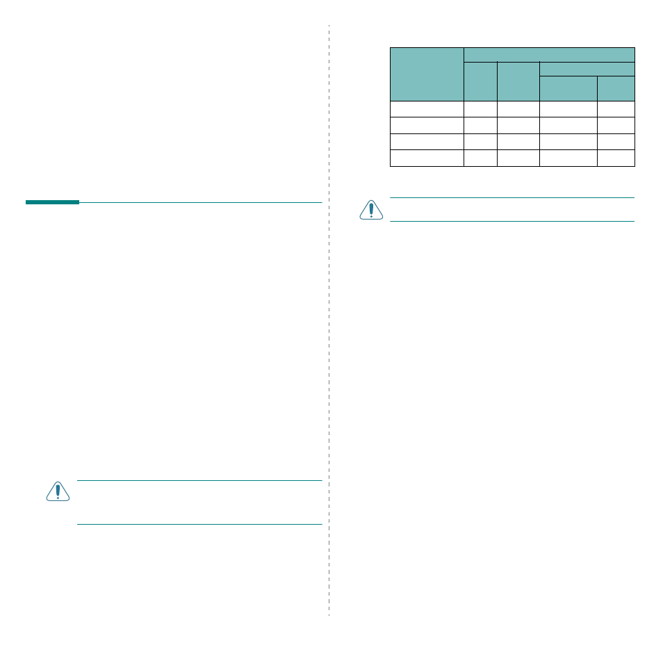 Using print materials, Choosing paper and other materials, Sizes and capacities | Guidelines for paper and special materials | Samsung CLP-600 User Manual | Page 27 / 115