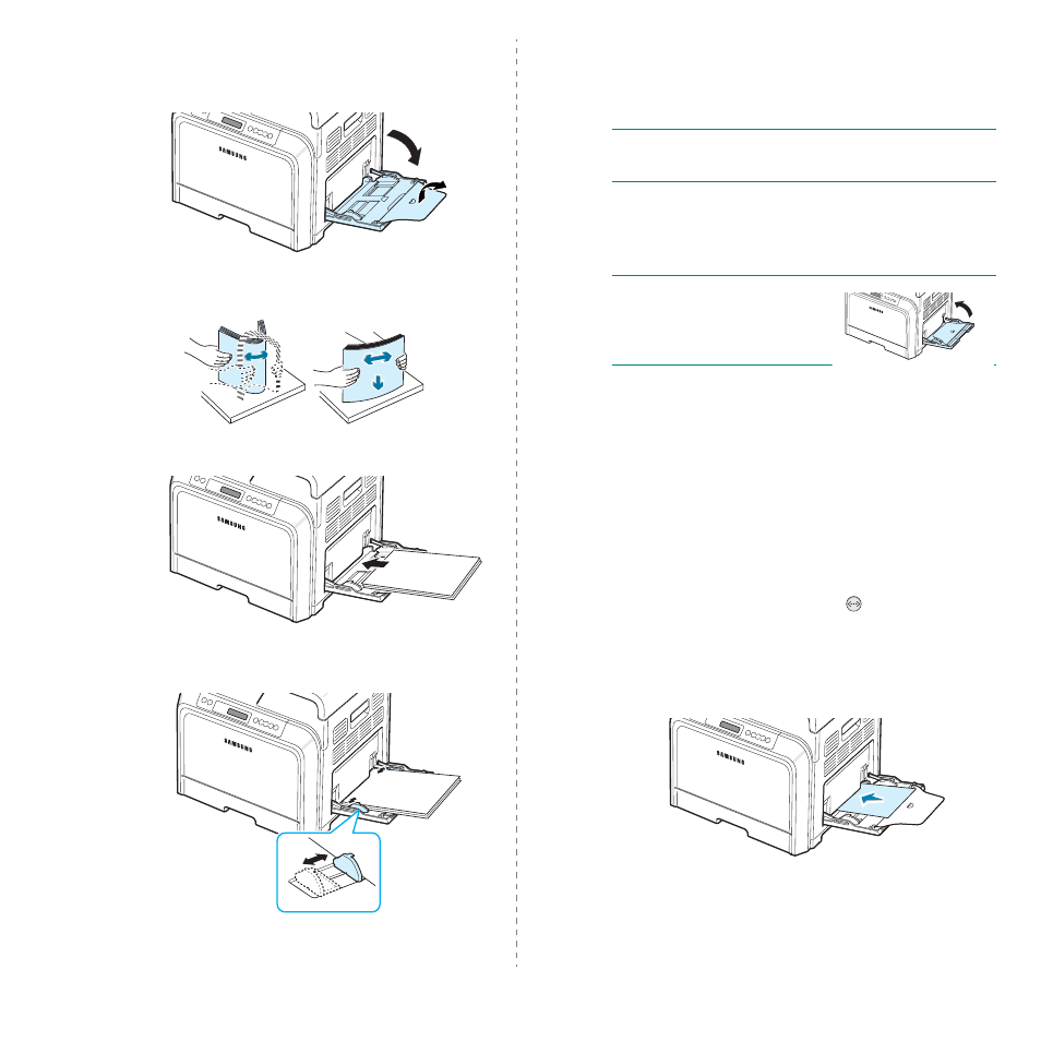 Using the manual feed | Samsung CLP-600 User Manual | Page 29 / 115