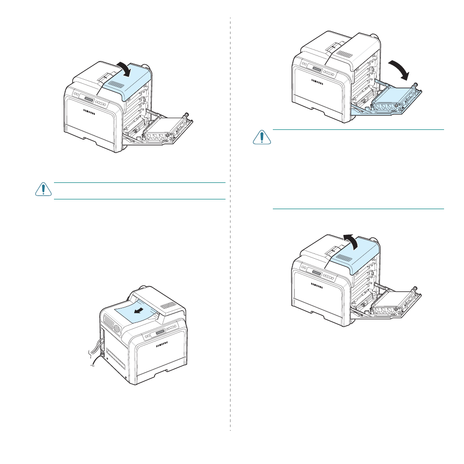 In the paper exit area | Samsung CLP-600 User Manual | Page 49 / 115
