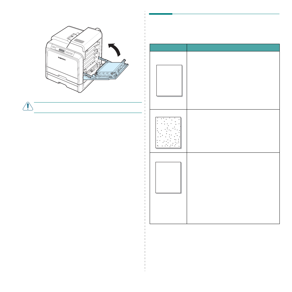 Tips for avoiding paper jams, Solving print quality problems, Solving | Samsung CLP-600 User Manual | Page 54 / 115