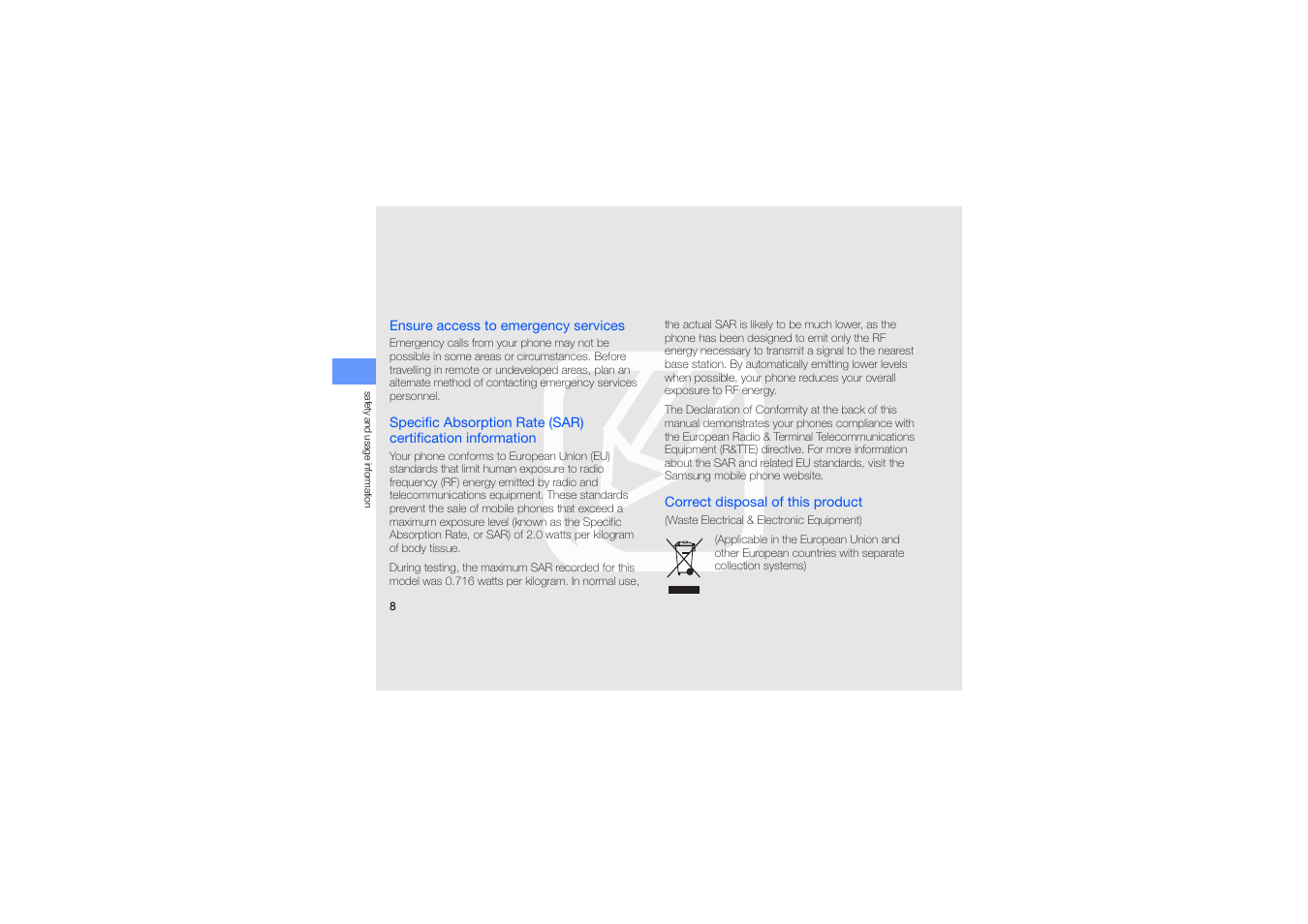 Samsung B2100 User Manual | Page 12 / 63