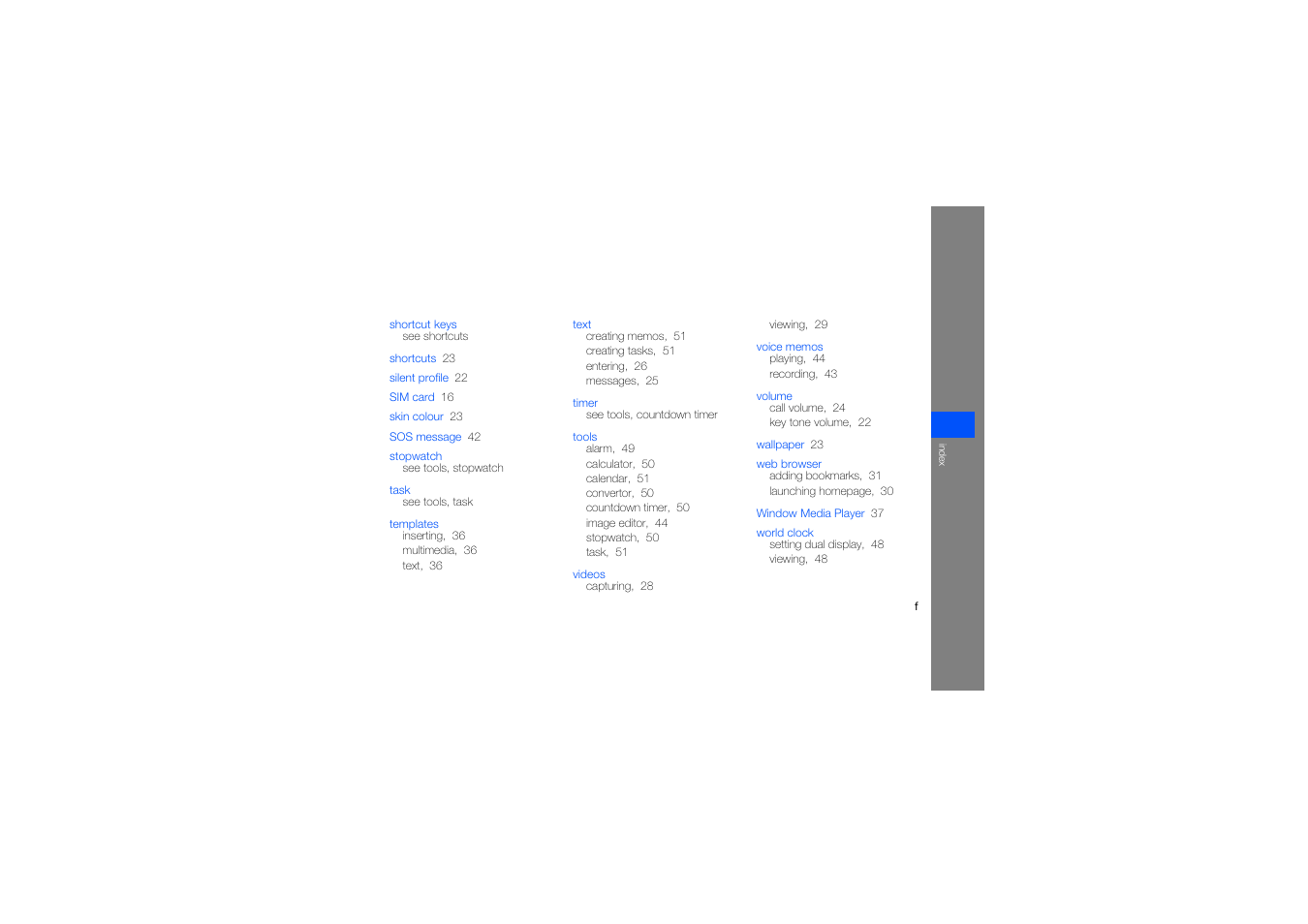 Samsung B2100 User Manual | Page 61 / 63