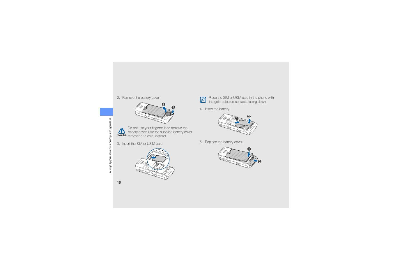 Samsung B2700 User Manual | Page 22 / 63