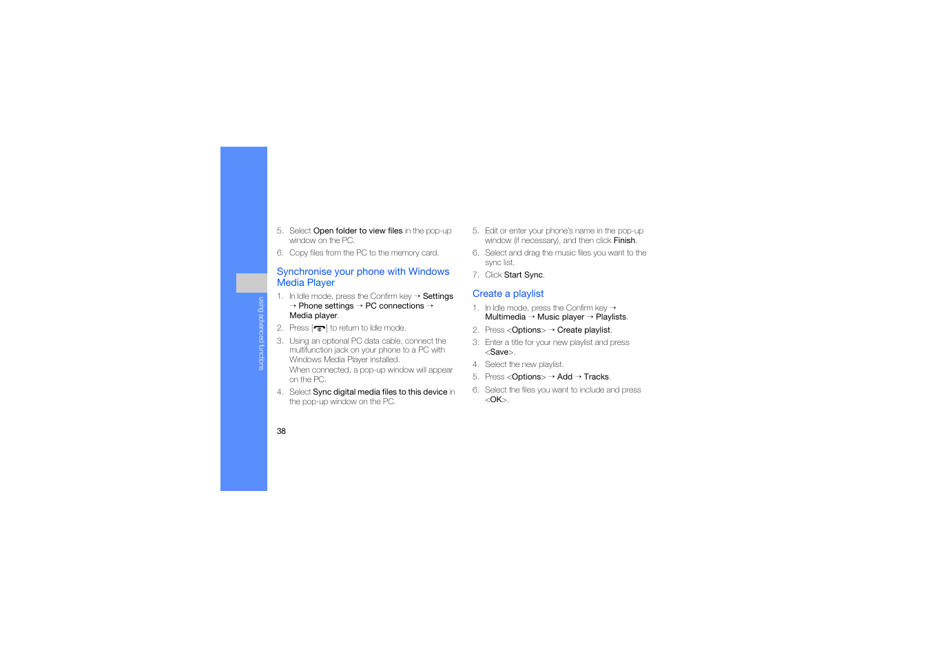 P. 38 | Samsung B2700 User Manual | Page 42 / 63