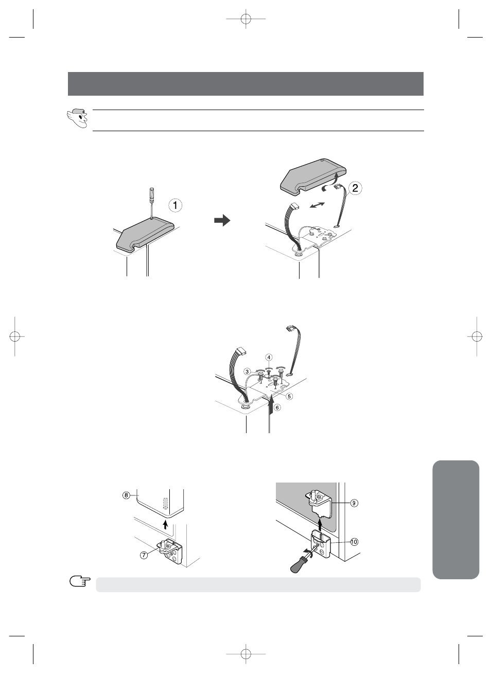 Removing the refrigerator doors, Inst alla tion instructions, Removing the refrigerator door | Samsung DA99-00494B User Manual | Page 23 / 36