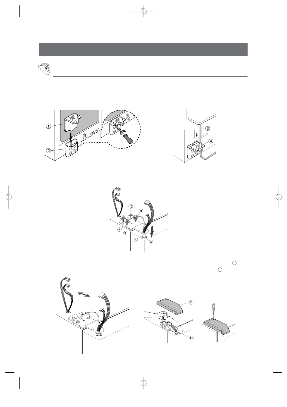 Reattaching the refrigerator doors, Reattaching the freezer door | Samsung DA99-00494B User Manual | Page 24 / 36