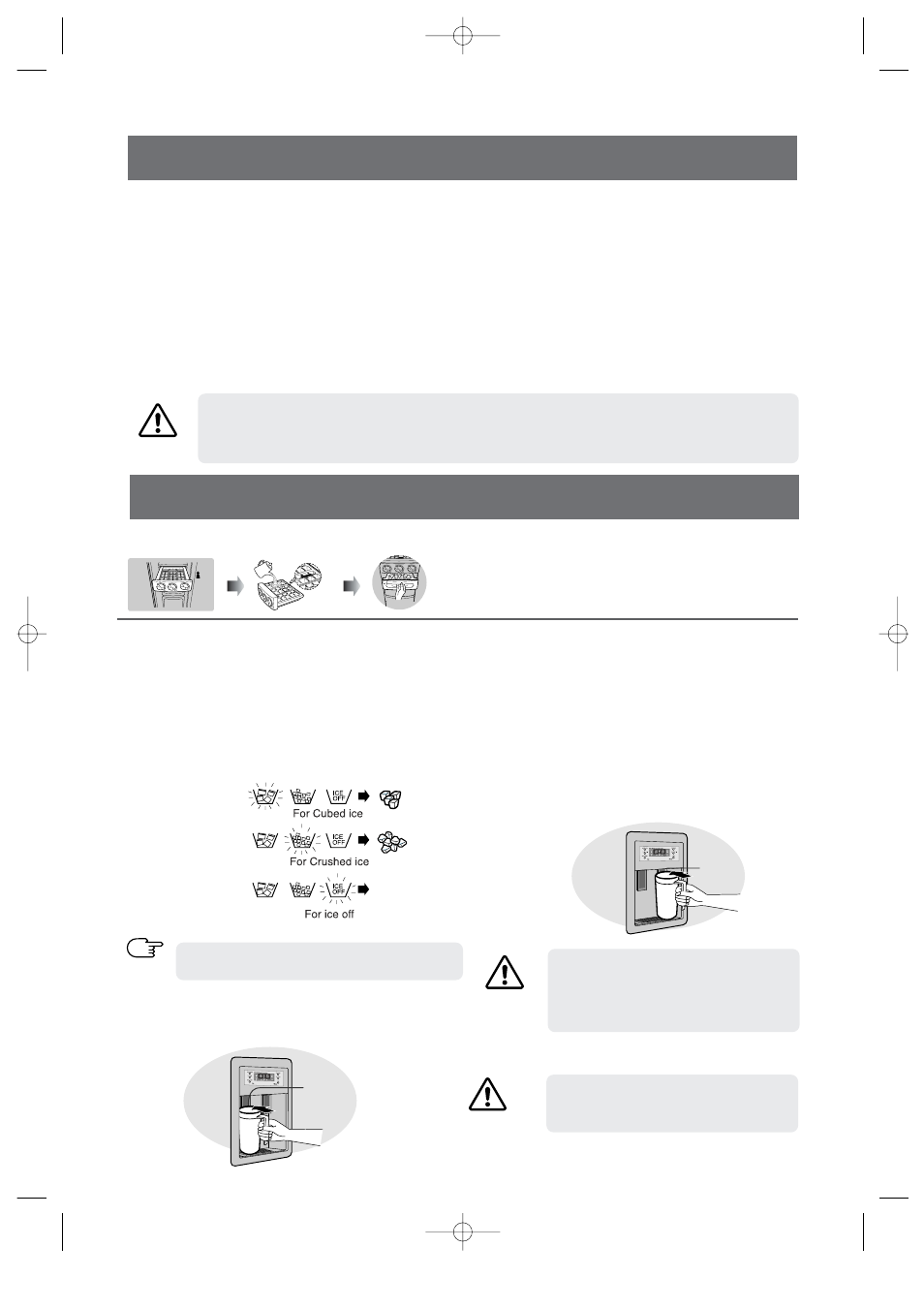 Temperature control, Ice and cold water dispenser, Ice maker (basic model) | Samsung DA99-00494B User Manual | Page 8 / 36