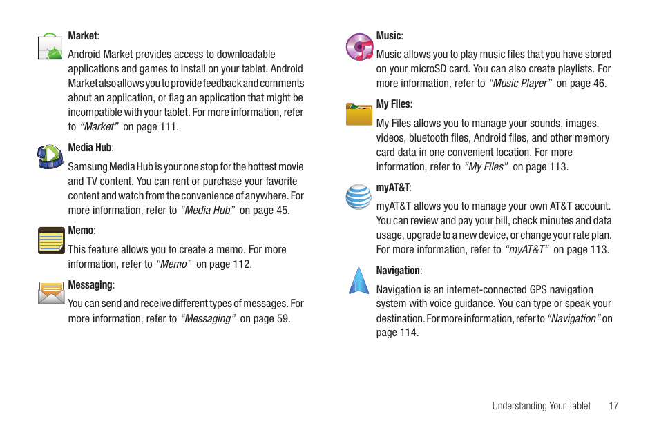 Samsung GALAXY Tab SGH-I987 User Manual | Page 21 / 149