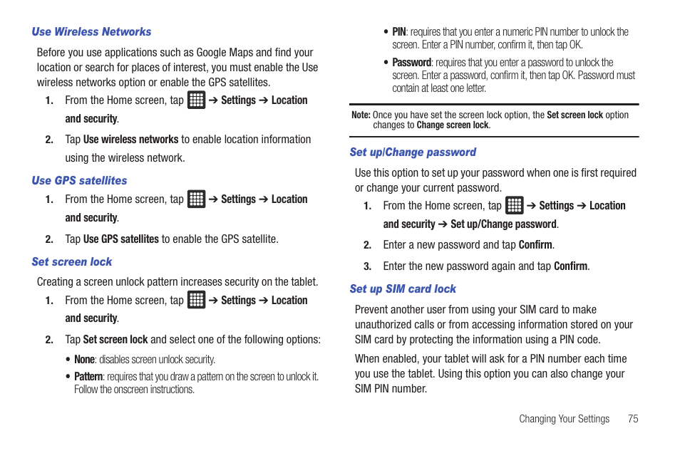 Samsung GALAXY Tab SGH-I987 User Manual | Page 79 / 149