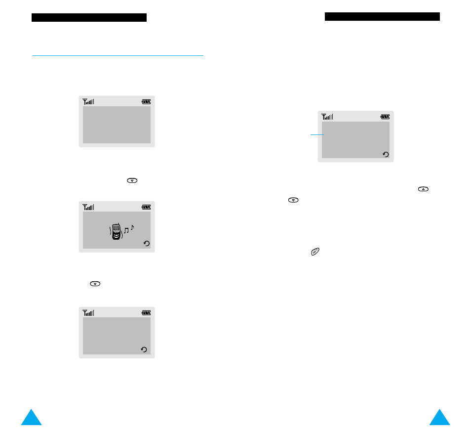 Example: selecting an alert type | Samsung GH68-02605A User Manual | Page 27 / 70