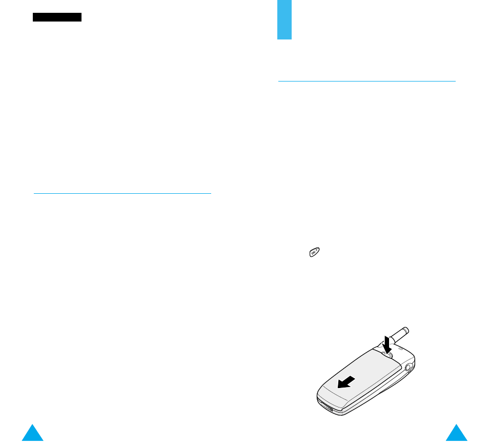 Getting started, Service light, Installing the sim card and the battery | Samsung GH68-02605A User Manual | Page 9 / 70