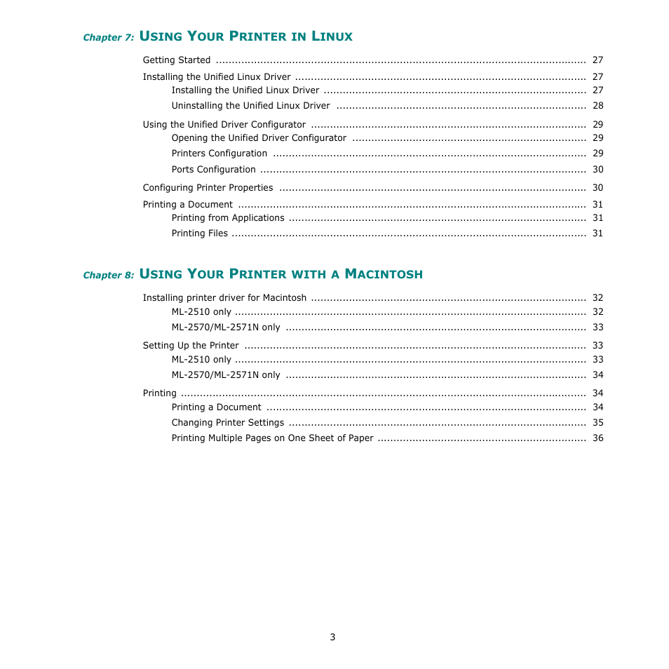 Samsung ML-2510 Series User Manual | Page 49 / 85