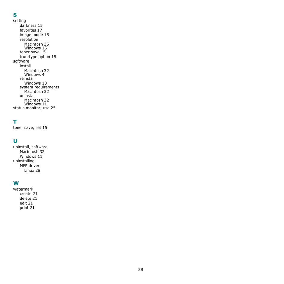 Samsung ML-2510 Series User Manual | Page 84 / 85