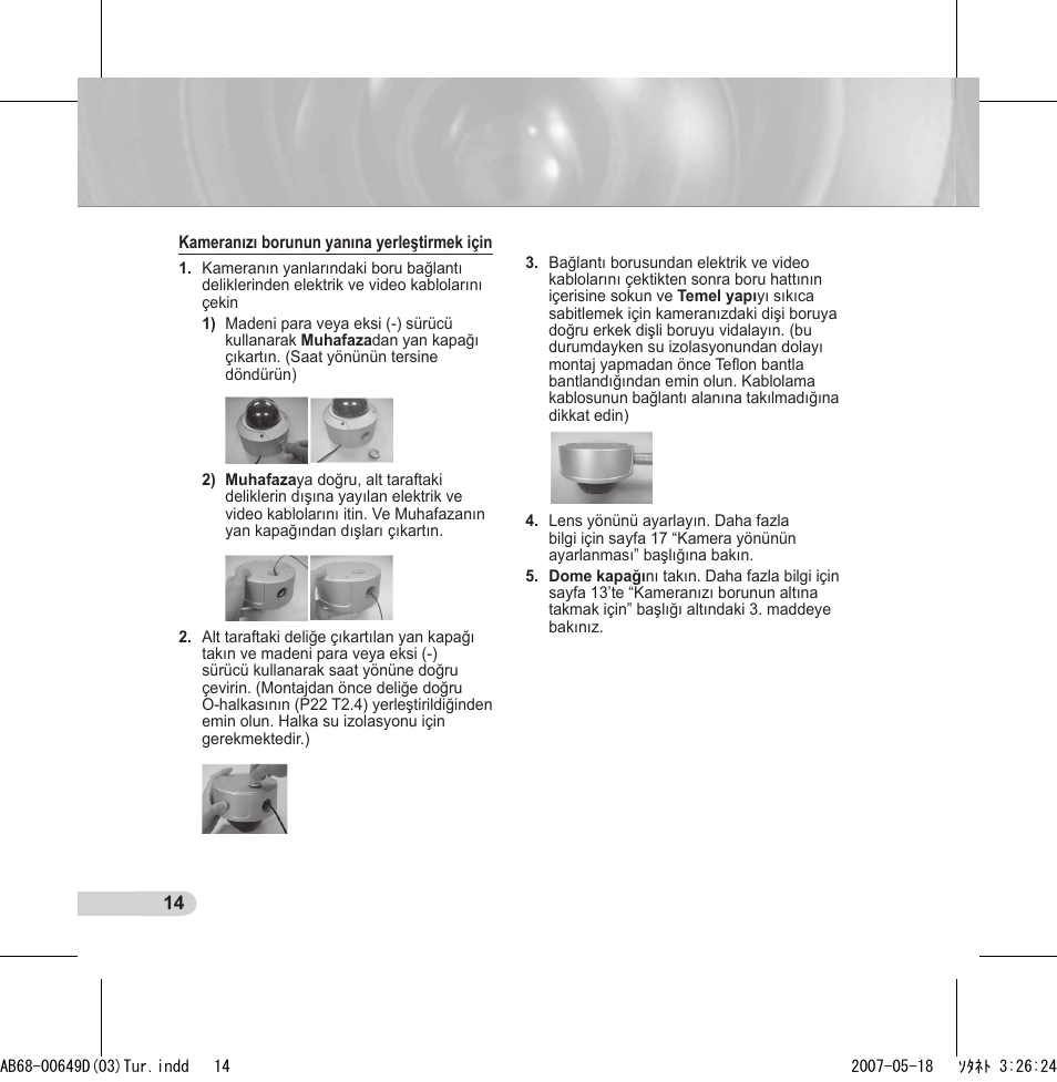 Samsung SCC-B539X User Manual | Page 124 / 131