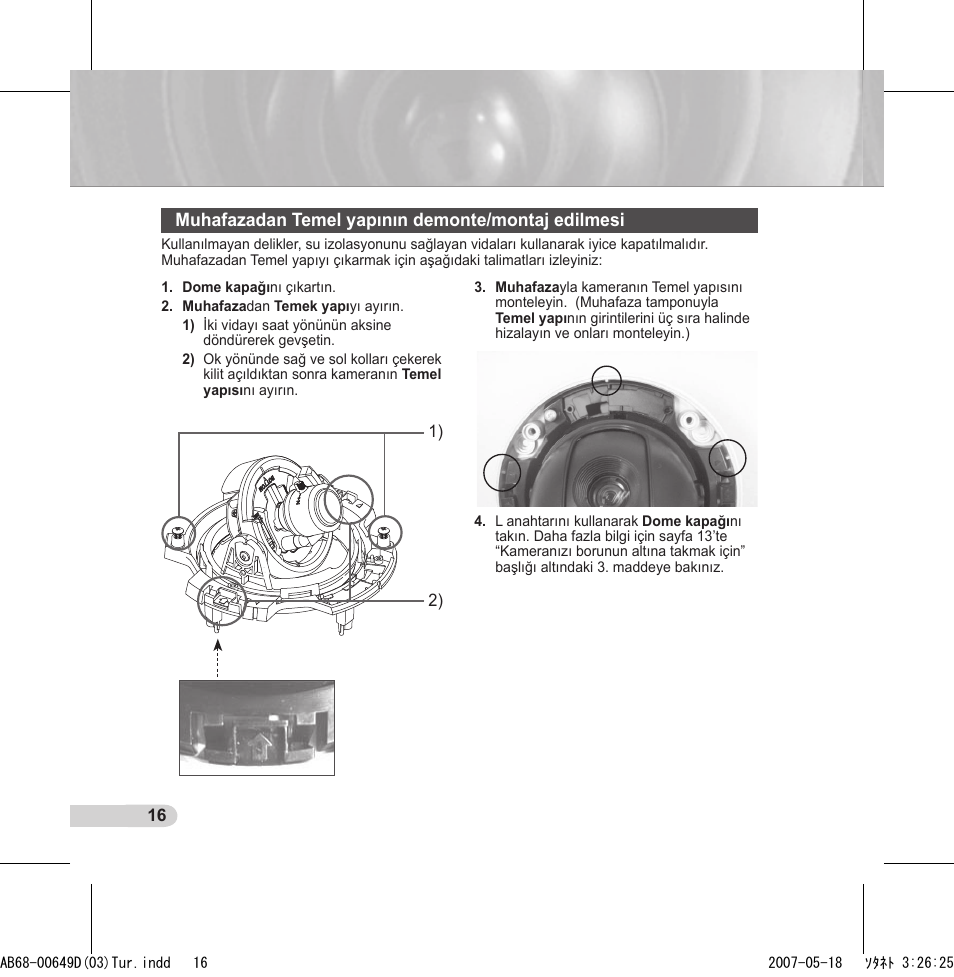 Samsung SCC-B539X User Manual | Page 126 / 131