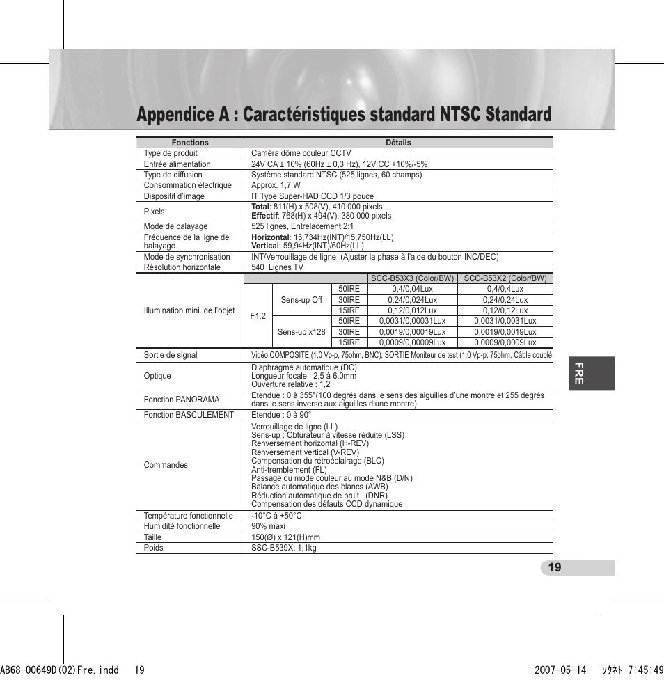 Samsung SCC-B539X User Manual | Page 63 / 131