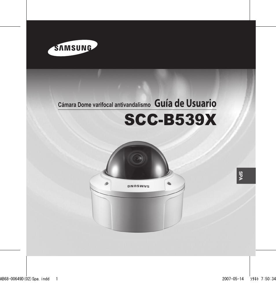 Scc-b539x, Guía de usuario | Samsung SCC-B539X User Manual | Page 67 / 131