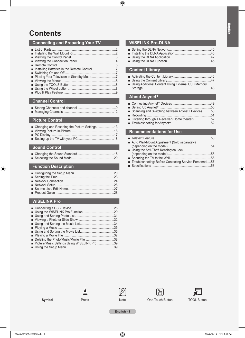 Samsung BN68-01700M-00 User Manual | Page 3 / 60