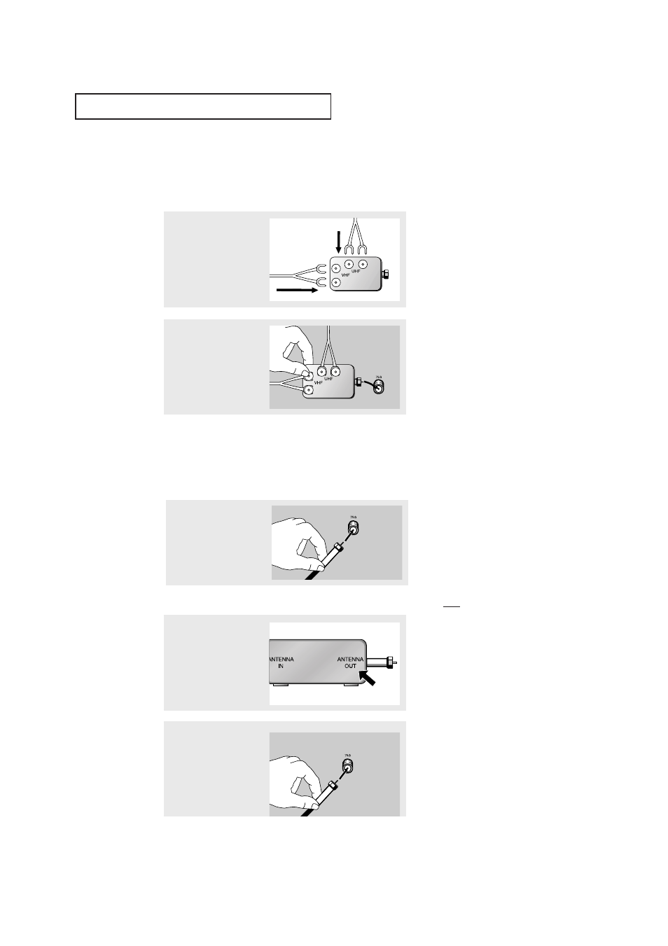 Connecting cable tv | Samsung CXM 2785TP User Manual | Page 15 / 99