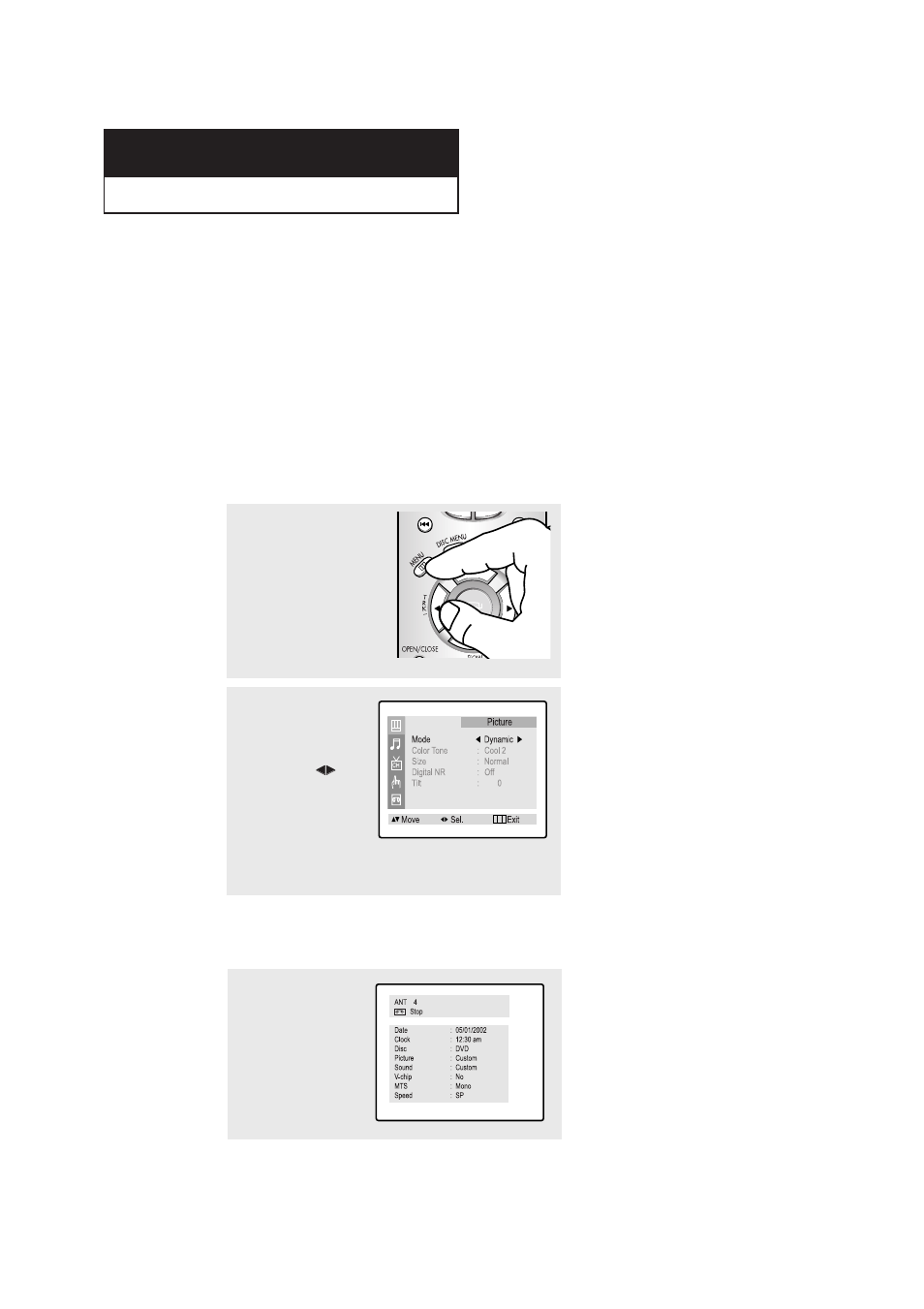 Viewing the menus and on-screen displays, Turning the tv on and off, T v o | Samsung CXM 2785TP User Manual | Page 21 / 99