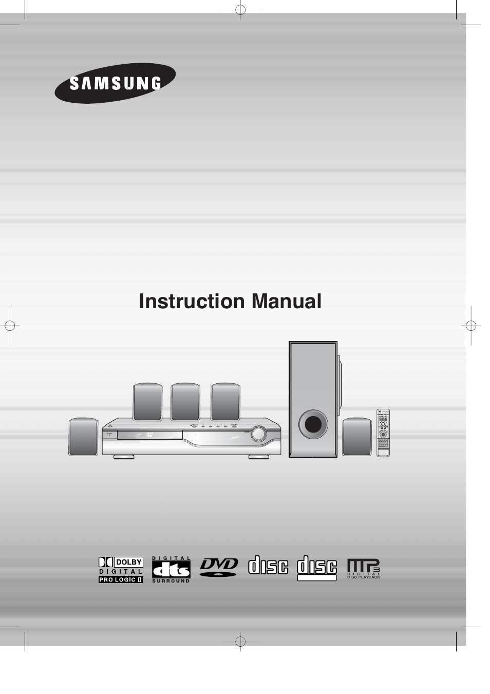 Samsung HT-DS100 User Manual | 66 pages