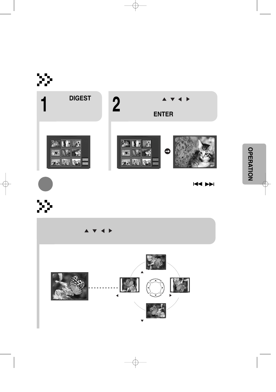 Rotate/flip function, Digest function | Samsung HT-DS100 User Manual | Page 23 / 66