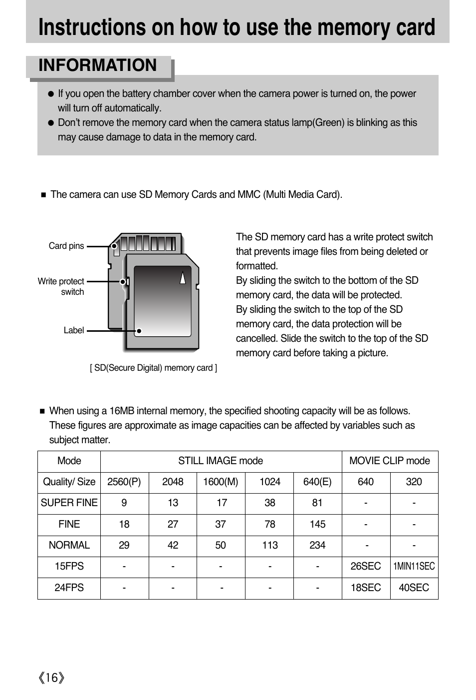 Information | Samsung A502 User Manual | Page 16 / 108