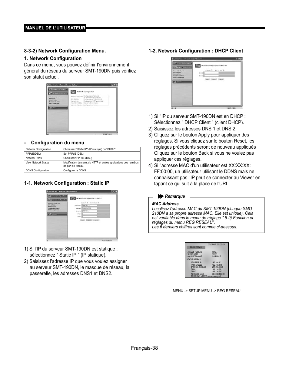 Français-8 | Samsung SMT-190Dx User Manual | Page 106 / 354