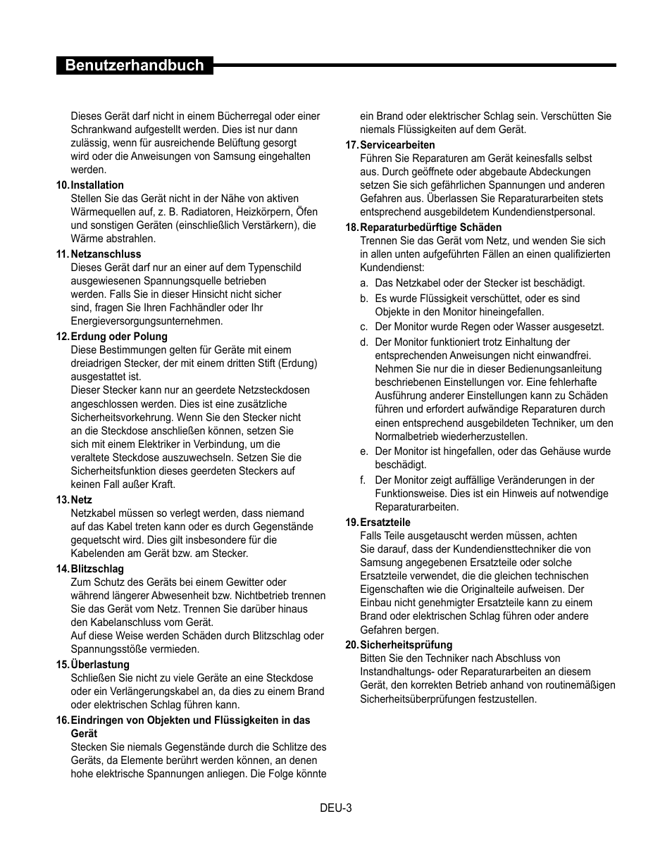 Benutzerhandbuch | Samsung SMT-190Dx User Manual | Page 139 / 354