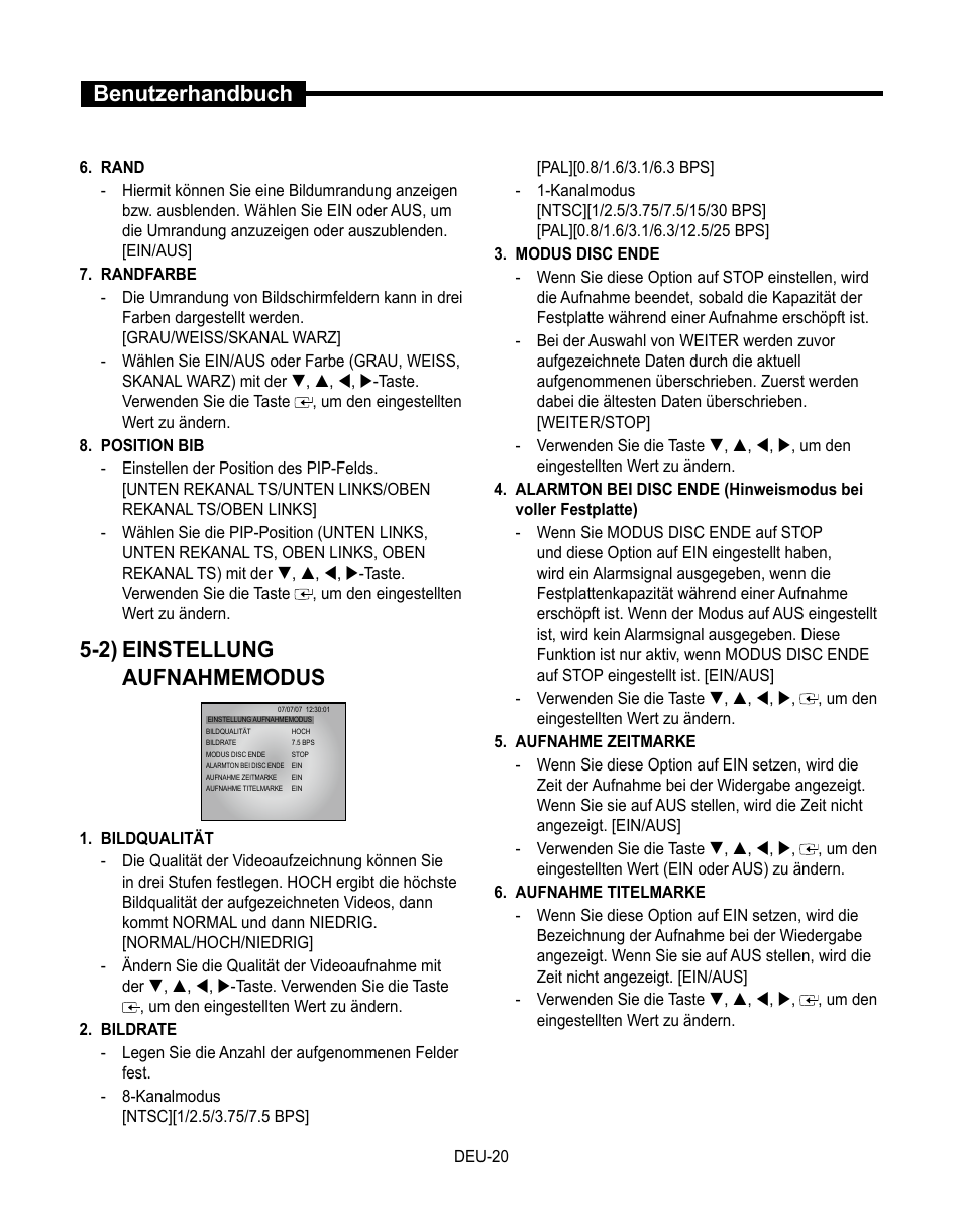 Benutzerhandbuch | Samsung SMT-190Dx User Manual | Page 156 / 354