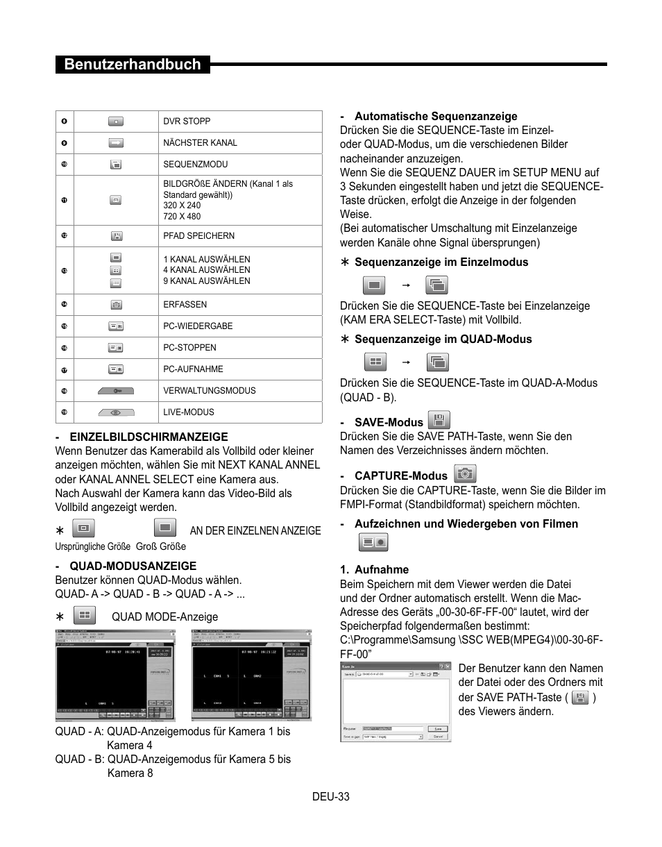 Benutzerhandbuch | Samsung SMT-190Dx User Manual | Page 169 / 354