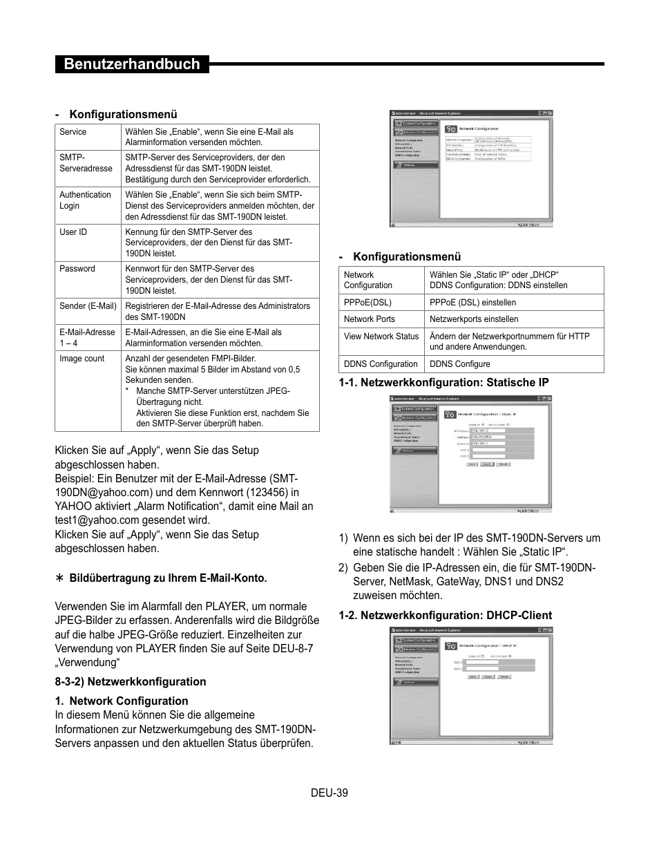 Benutzerhandbuch | Samsung SMT-190Dx User Manual | Page 175 / 354