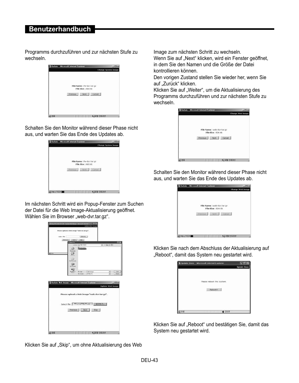 Benutzerhandbuch | Samsung SMT-190Dx User Manual | Page 179 / 354