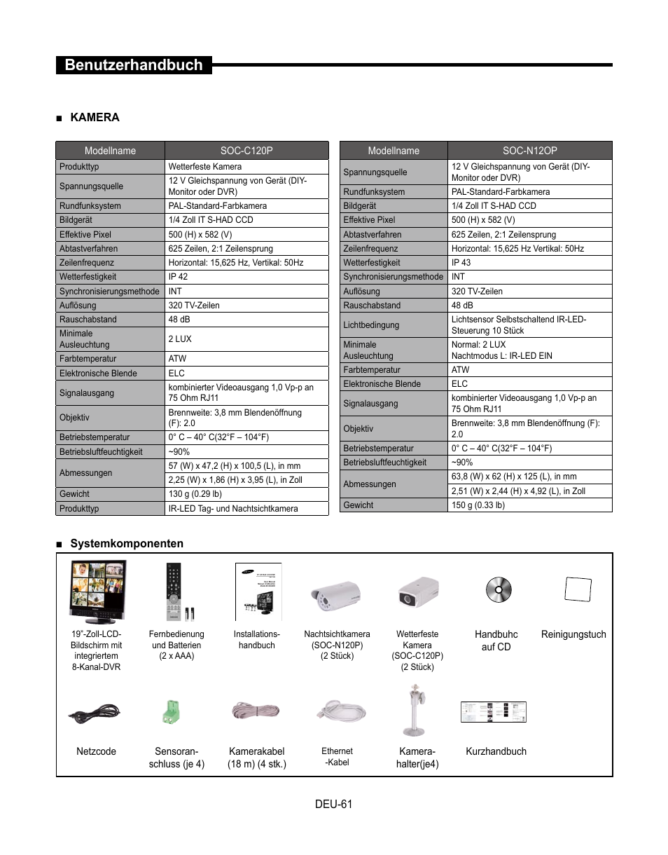 Benutzerhandbuch | Samsung SMT-190Dx User Manual | Page 197 / 354