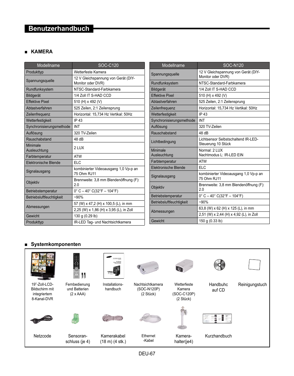 Benutzerhandbuch | Samsung SMT-190Dx User Manual | Page 203 / 354